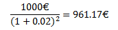 present value calculation